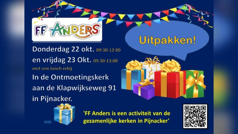 FF Anders dagen in de herfstvakantie – Uitpakken! Dag 1 — familie-kids in Pijnacker