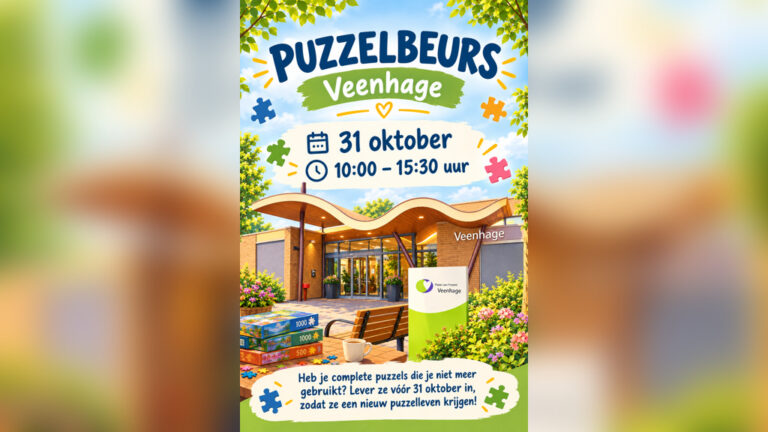 Puzzelbeurs Veenhage 31 oktober 2026 — rommel-en-vlooienmarkt in Pijnacker