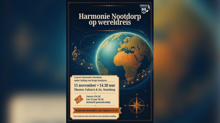 Maak een muzikale wereldreis met Harmonie Nootdorp — muziek in Pijnacker
